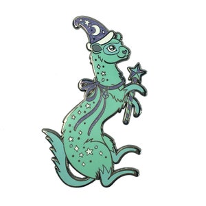 Fanciful Ferret Magical Enamel Pin image 5