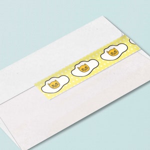 Fried Eggs Cats Washi Tape