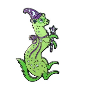 Fanciful Ferret Magical Enamel Pin image 7