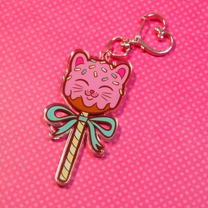 Kitty Pop Acrylic Charm Keychain