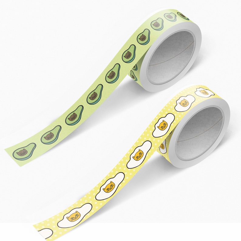 Cats Foods Washi Tape