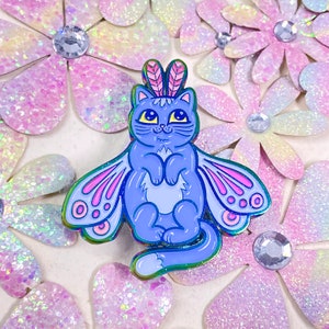 Catterfly Regenbogen Emaille Pin
