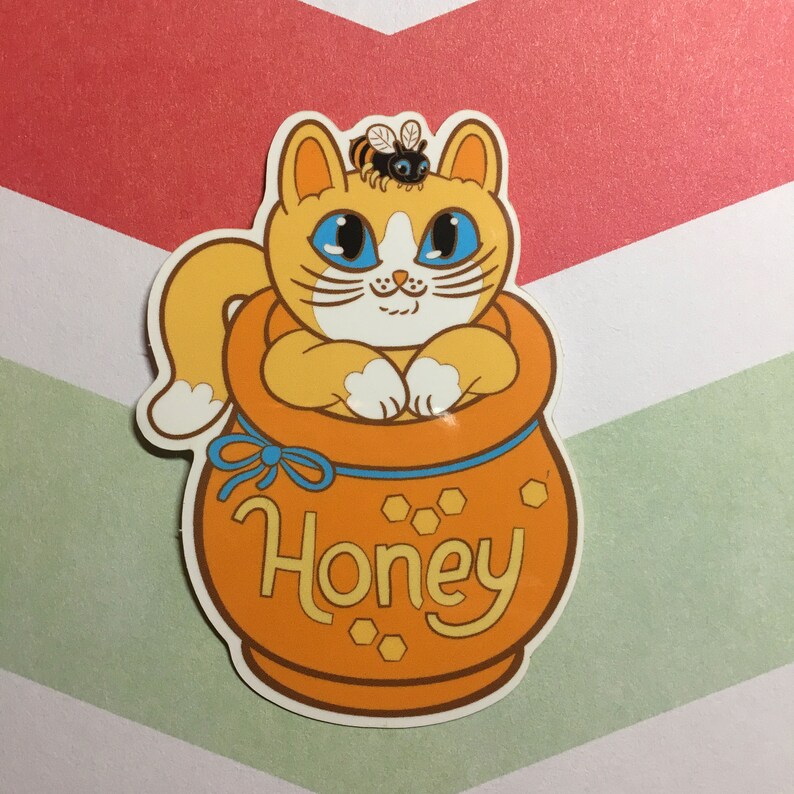 Jam Cats Vinyl Sticker Set Etsy