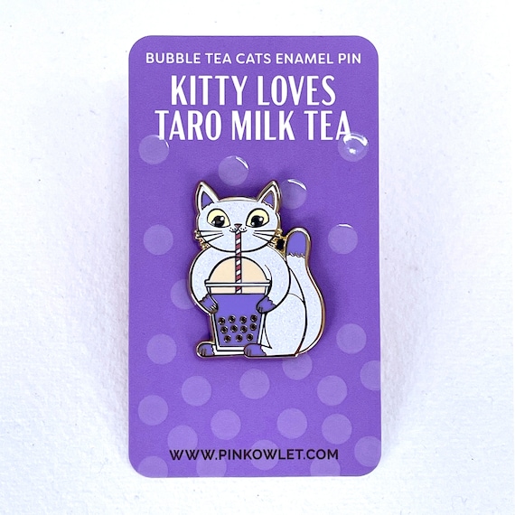 Sloth Loves Bubble Tea Enamel Pin Sloth Loves Bubble Tea Enamel Pin