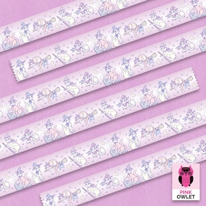 Pastel Witchy Magical Cats Washi Tape