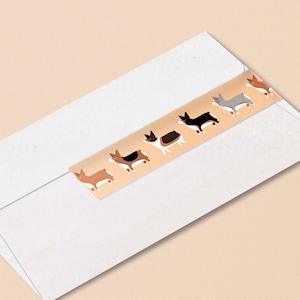 Corgi's op parade Washi-tapes