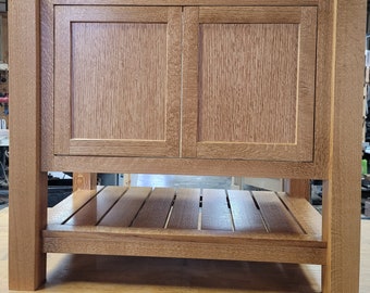 Quartersawn Oak Vanity