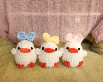 kleine strik ducky - haakvriendje