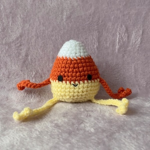 leggy candy corn - crochet friend