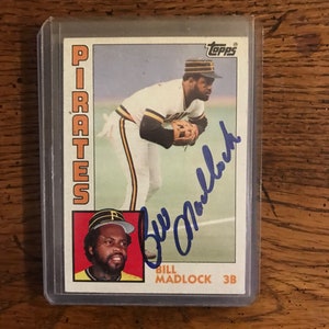 Bill Madlock Autograph 1984 Topps Baseballkarte (Originalausgabe) (wie abgebildet) (3643)