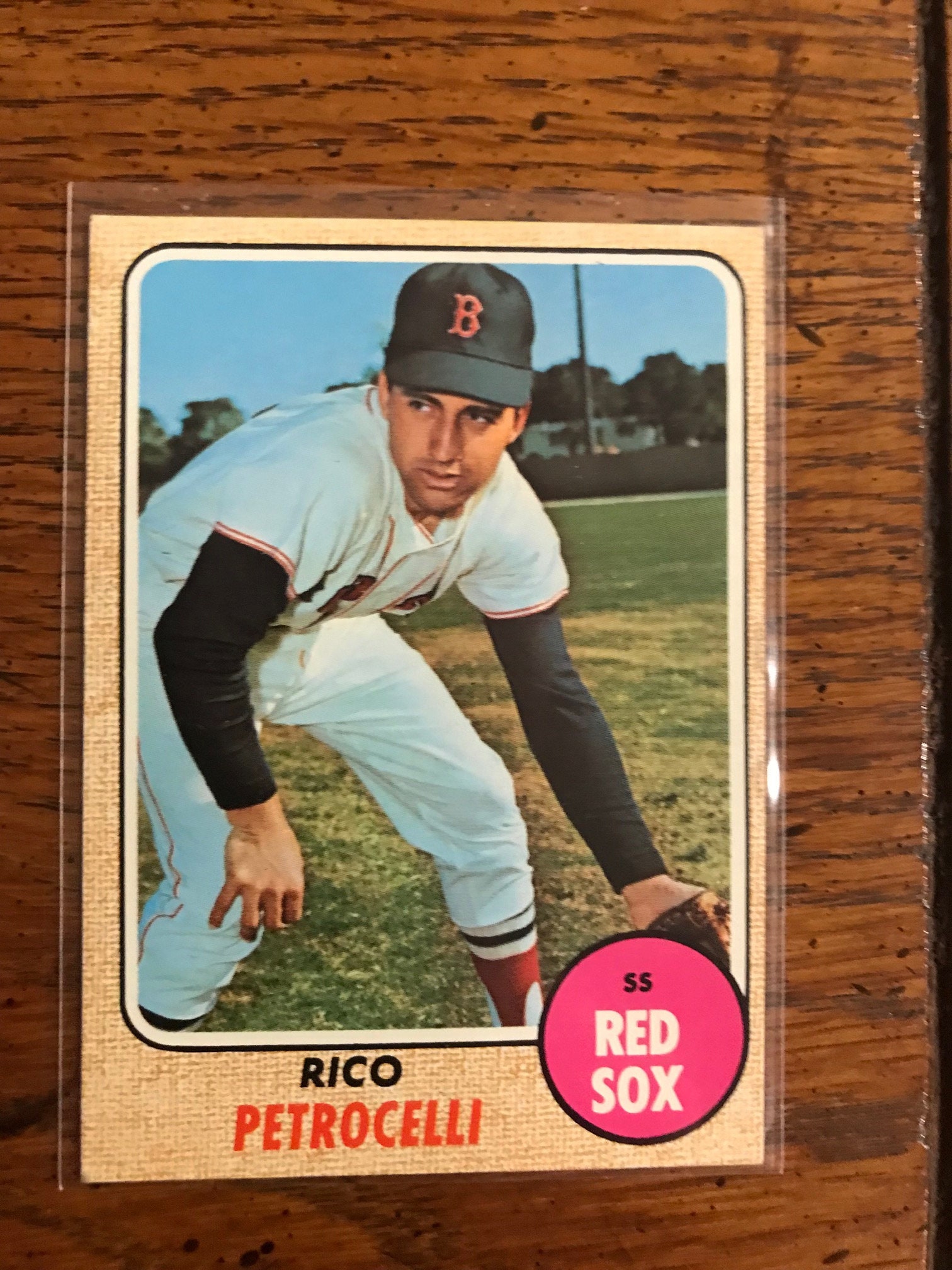 Rico Petrocelli 1968 Topps Baseball Card as Pictured 