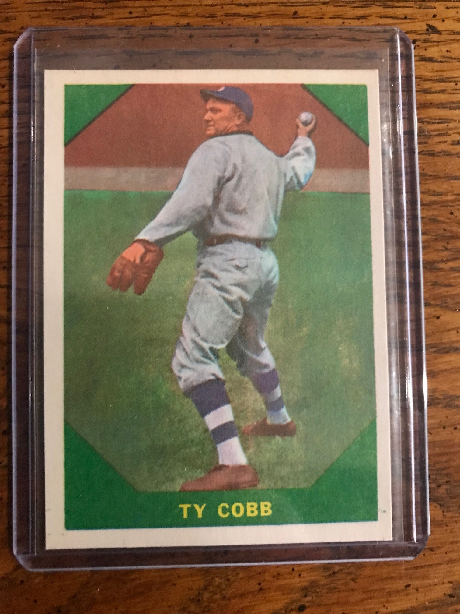 Ty Cobb 1960 Fleer Baseball Card (As Pictured) (Original Issue) (0490)
