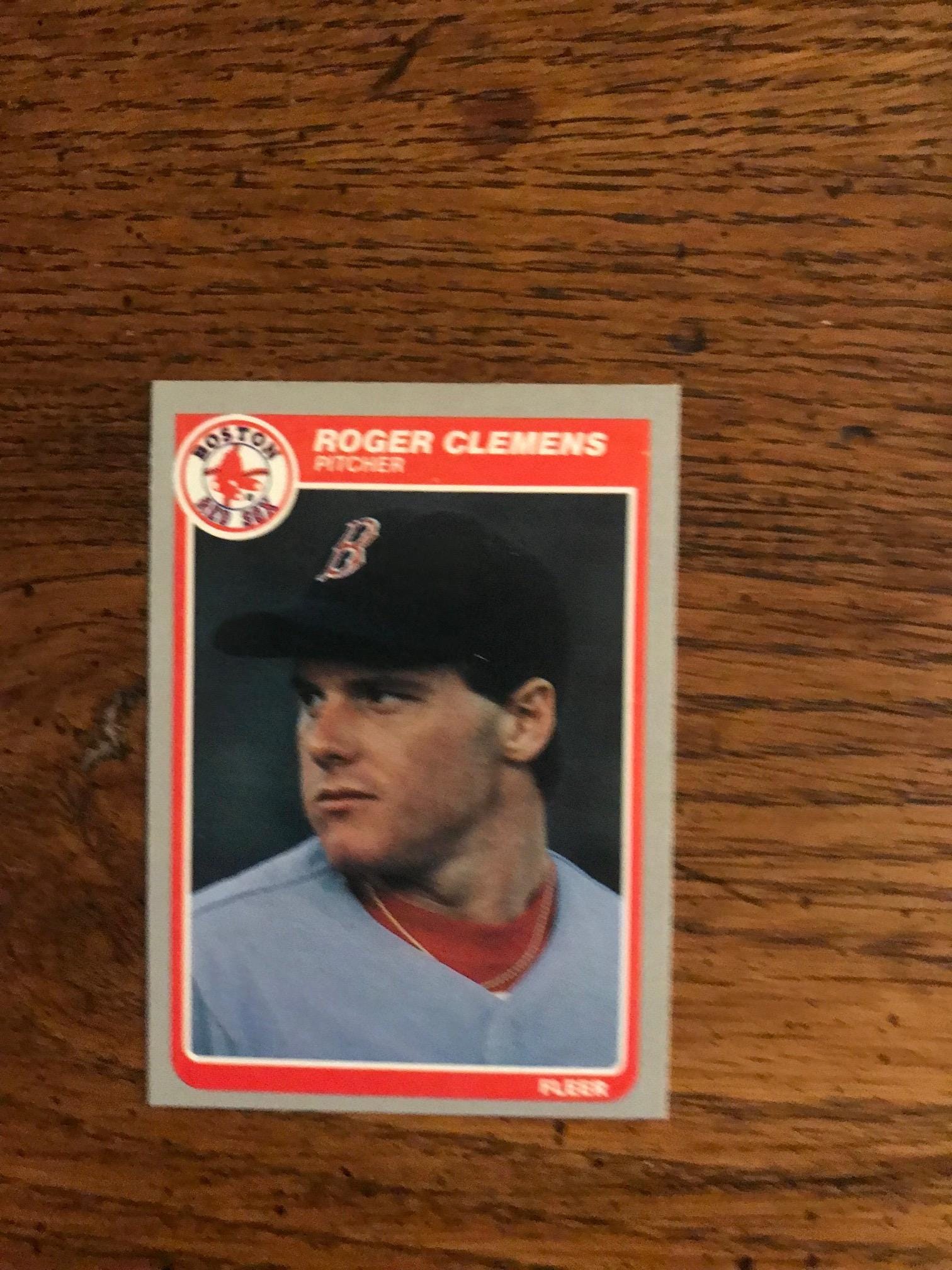 Roger Clemens Rookie 1985 Fleer Baseball Card (original Issue) (as