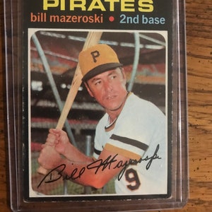 Bill Mazeroski 1971 Topps Baseball Card (Originalausgabe) (wie abgebildet) (2064)