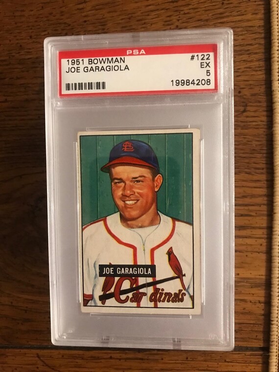 Joe Garagiola 1951 Bowman Graded PSA 5 (As Pictured) (Original Issue) (4644)