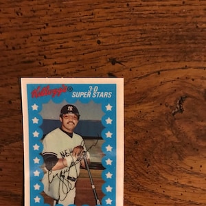 Reggie Jackson 1982 Kelloggs (come nella foto) (3912)