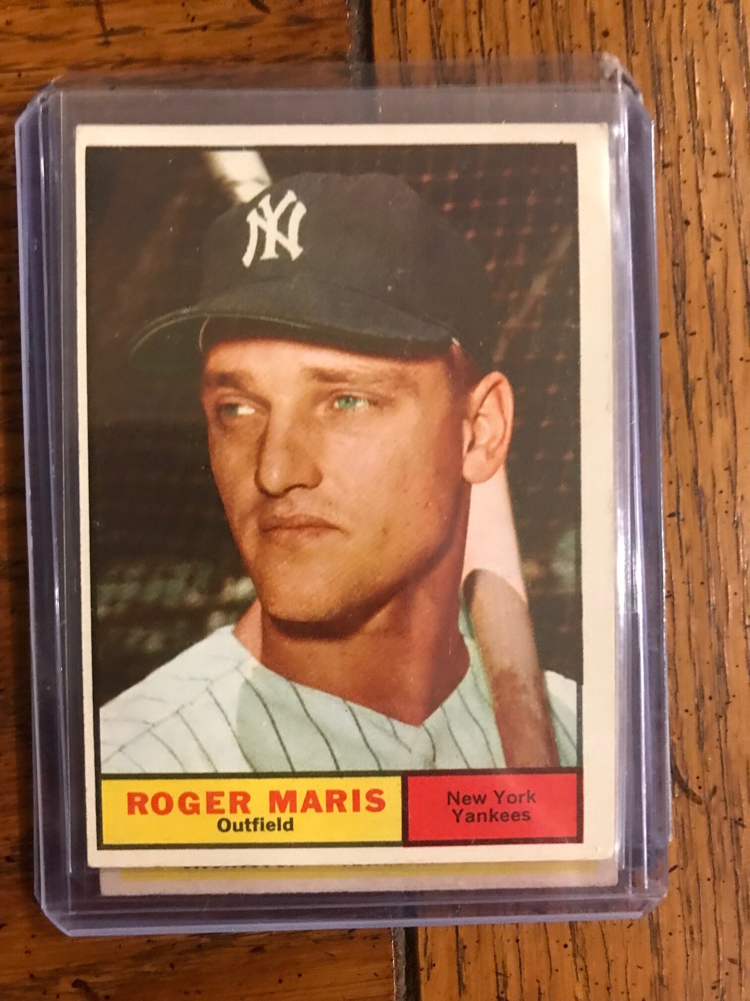 Roger Maris 1961 Topps Baseball Card original Issue as Pictured 705 Etsy