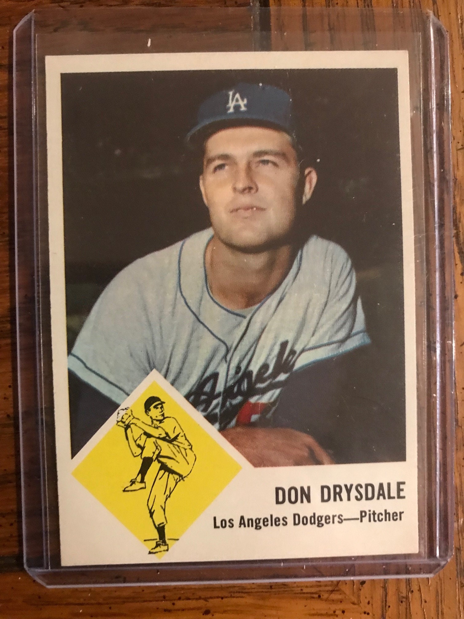 Don Drysdale 1963 Fleer Baseball Card original Issue as Etsy