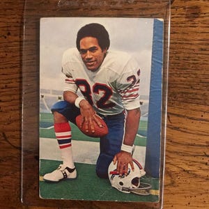O.J. Simpson Hyde Sport-Bilt voetbalkaart (zoals afgebeeld voetbalkaart) (oorspronkelijke uitgave) (5404)