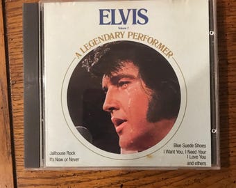 Elvis Presley CD A Legendary Performer Vol. 2 Broken Hinge On Jewel Case free shipping In USA (CD-13)