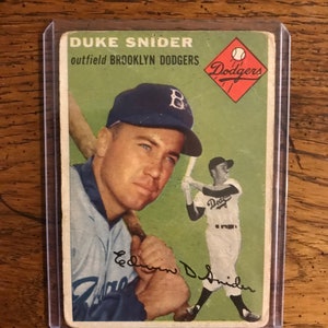 Duke Snider 1954 Topps Baseball Card (come nella foto) (edizione originale) (3192)