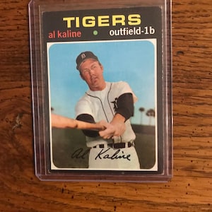Al Kaline 1971 Topps Baseball Card (original Heft) (wie abgebildet) (5913)