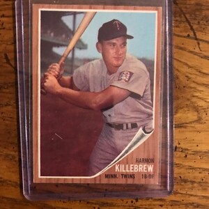 Harmon Killebrew 1962 Topps Baseball Card (edizione originale) (2663)