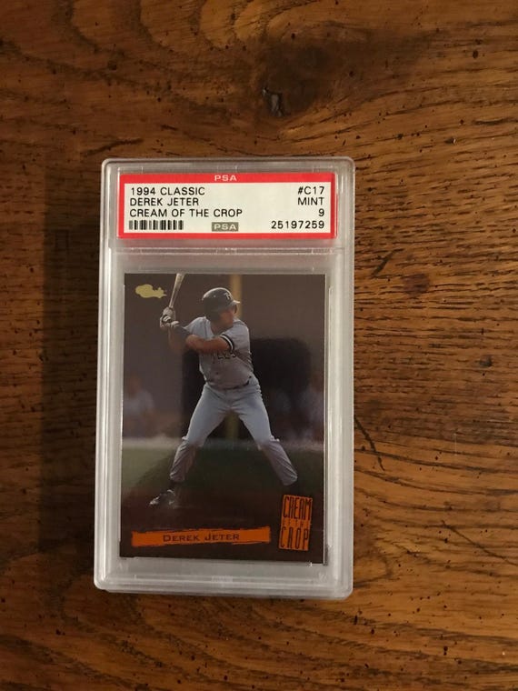 Derek Jeter 1994 Classic Cream of Crop Baseball Card PSA 9