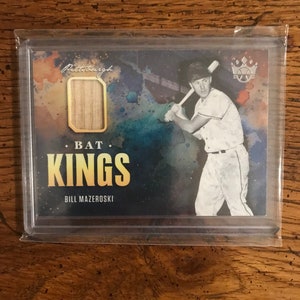 Bill Mazeroski Diamond Kings Fledermaus Könige. Spiel Gebraucht Material Baseball Card (Original Heft) (Wie Abgebildet) (4208)