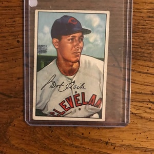 Bob Avila 1952 Bowman Baseball Card (edizione originale) (come da foto) (4197)