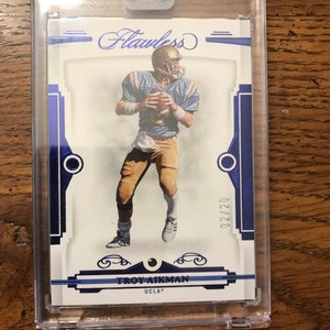Troy Airman Flawless Sapphire Football Card (As Pictured)  (1451)