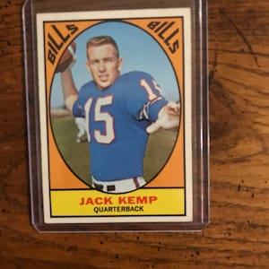 Jack Kemp 1967 Topps Football Card (Originalausgabe) (wie abgebildet) (2158)