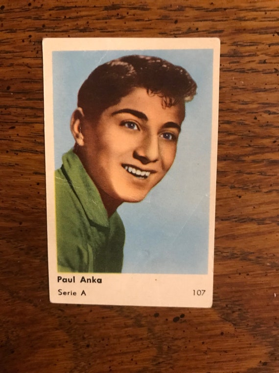 Paul Anka 1958 Holland Issue (1559} - Etsy