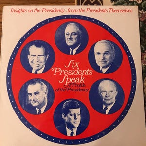 Six Presidents Speaks LP Sealed Condition (B7)