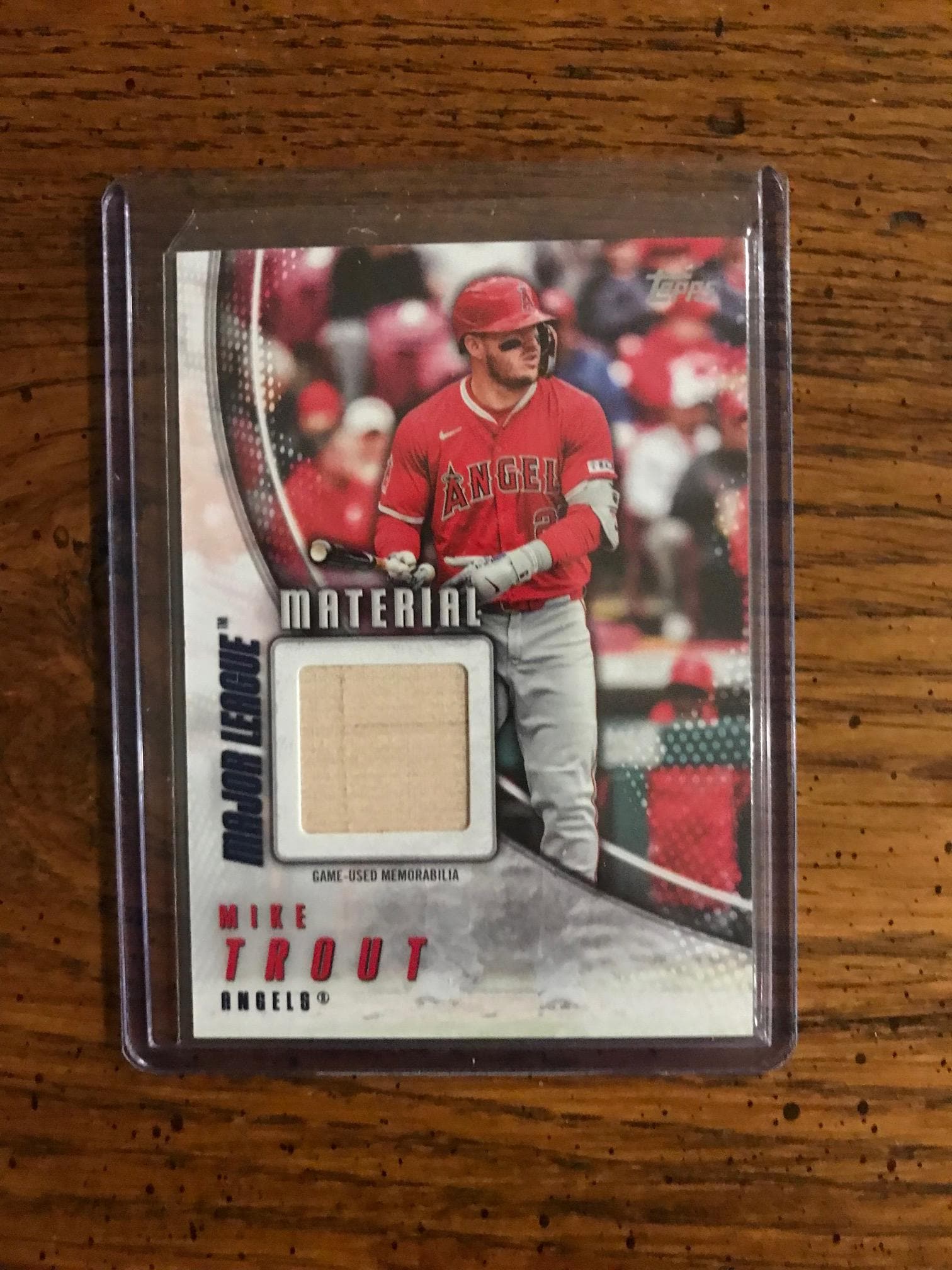 マイク・トラウト Topps マテリアル ベースボールカード (オリジナル版 