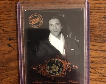 Elvis Presley Game Worn Fabric Swatch  Card  Press Pass (03451)
