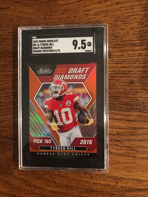 tyreek hill graded card Tyreek Hill Panini Absolute Football SGC 9.5 Card (original Issue) (as  Pictured) (7188)