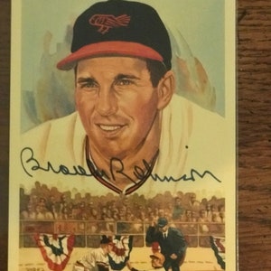Brooks Robinson Autograph 1989 Perez Steele (As Pictured) (Original Issue) (1909)
