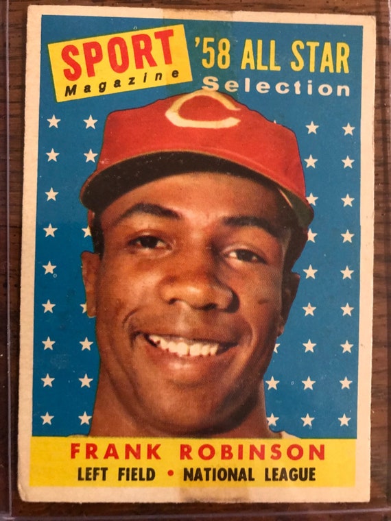 Frank Robinson 1958 Topps All Star Card Original Issue as 
