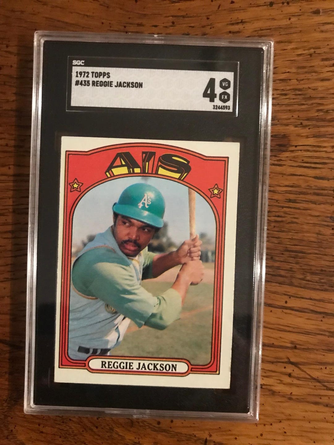 Reggie Jackson 1972 Topps Baseball 1972 TOPPS #435 REGGIE JACKSON