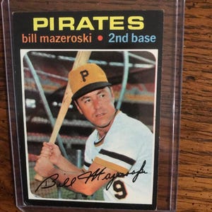 Bill Mazeroski 1971 Topps Baseball (Original Ausgabe) (Wie abgebildet) (5869)