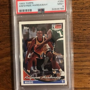 Anfernee Hardaway 1993Topps Basketball Card Graded PSA 9 (Wie abgebildet) (Originalausgabe) (5098)