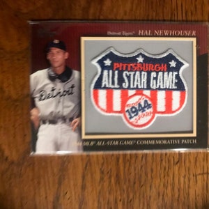 Hal Newhouser Topps 1944 Patch comemorativo do All Star Game (edição original) (conforme foto) (1978)