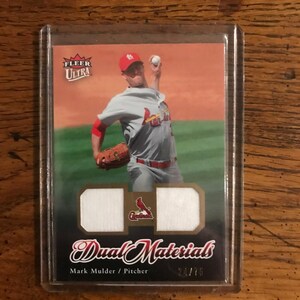 Carta da baseball Mark Mulder Double Game Used Memorabilia Patch (edizione originale) (come da foto) (5233)