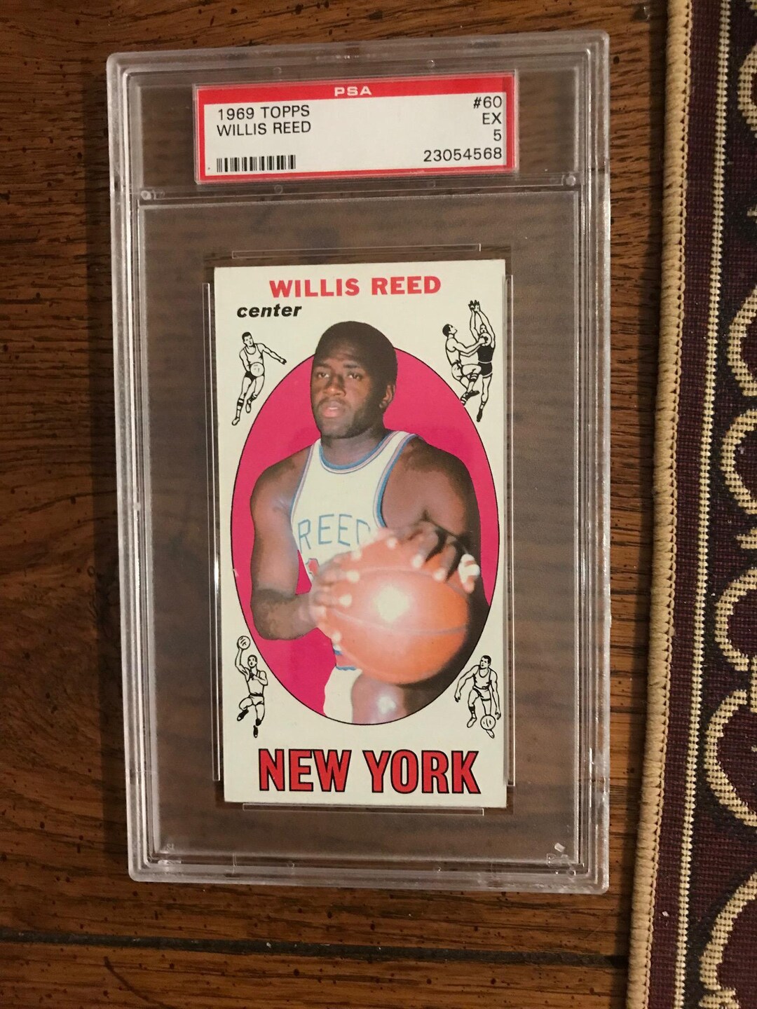 Willis Reed 1969 Topps Basketball Card PSA 5 (original Issue) (06501 ...
