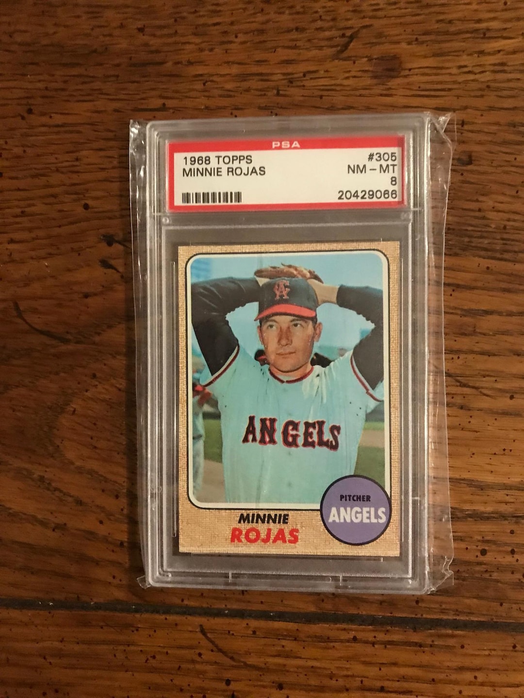 Minnie Rojas 1968 Topps Baseball Card PSA 8 (original Issue) (as ...