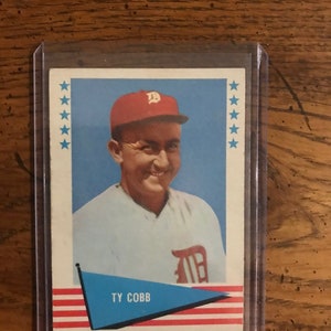 Ty Cobb 1961 Fleer Baseball Card Edizione originale (come nella foto) (02108)