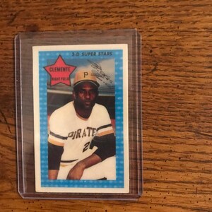 Tarjeta de béisbol Kellogg's de Roberto Clemente de 1971 (edición original) (como se muestra) (5932)