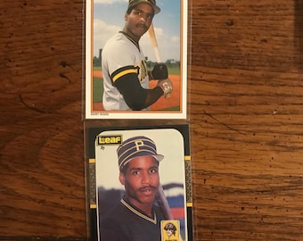 barry bonds rare cards A Very Double Error Card for Number 92 1989 Donruss. Double Asterisk Used and No Dot After LEAF INC Barry Bonds PSA GRADED 9