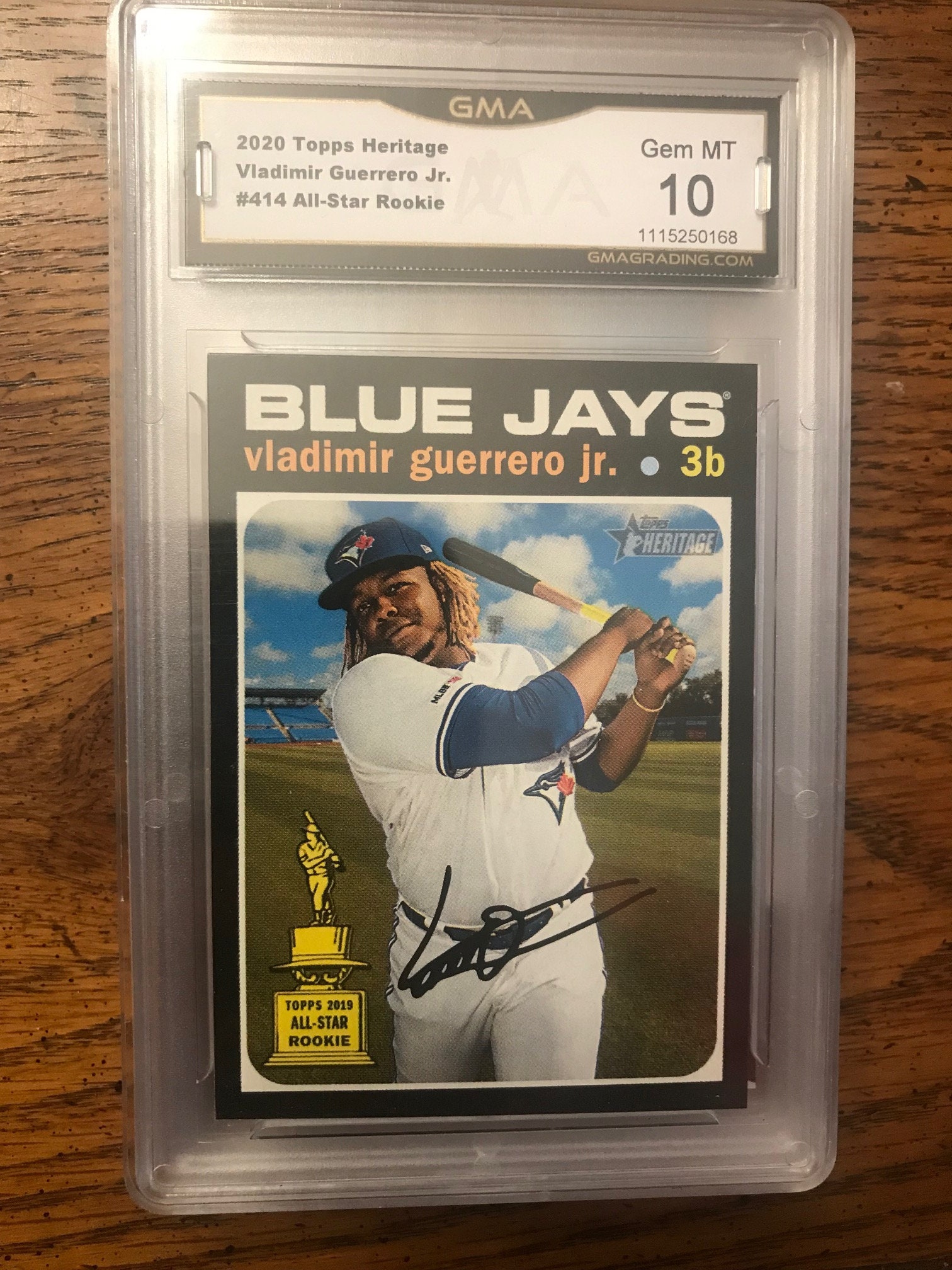 Vladimir Guerrero Jr 2019年ルーキー直書き直筆サイン